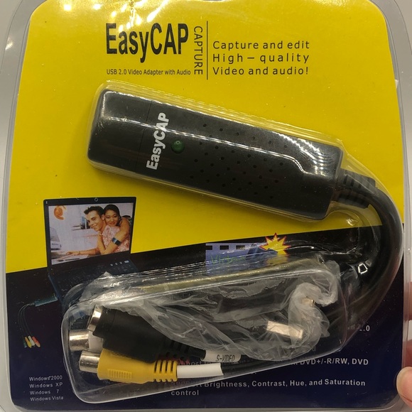 BNIB EASY CAP 4 CHANNEL USB 2.0 DVR CCTV VIDEO  ADAPTER WITH AUDIO - Picture 4 of 5